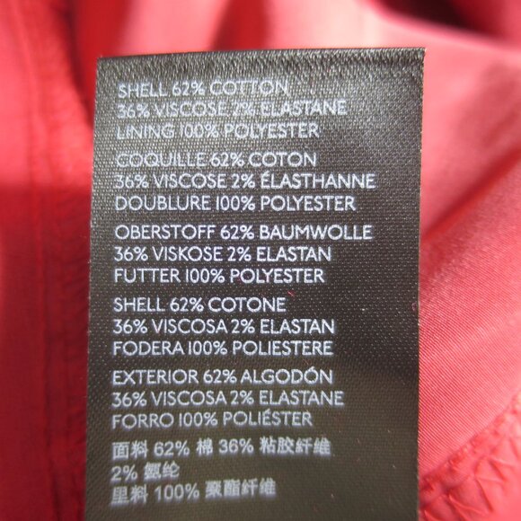 Free People Walk With You Velvet Flare Trouser in Cherry Juice Red Size 8 - Picture 11 of 11